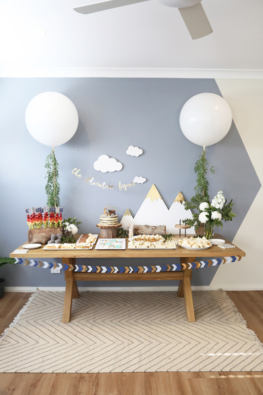 An Adventure-Themed Baby Shower | HOORAY! Mag