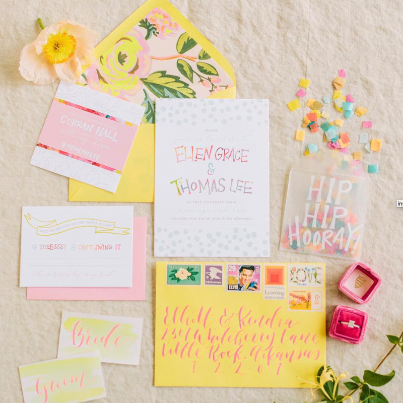 HOORAY_Playful-Bright-Stationery_12 - Goldie Design Co