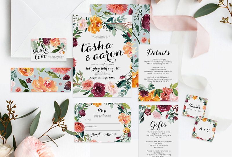 HOORAY_Mag_Watercolour-Wedding-Stationery_Fabled Papery